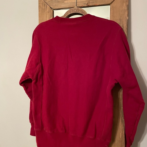 Champion red crewneck sweatshirt reverse weave size small - Picture 4 of 9